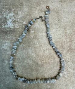 Necklace made of natural agate, USSR