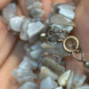 Necklace made of natural agate, USSR.