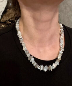 Necklace made of natural agate, USSR