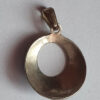 Georgian silver pendant with enamel.
