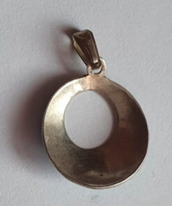 Georgian silver pendant with enamel