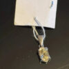 Natural Citrine Solid 925 Sterling Silver Oval Dainty Pendant
