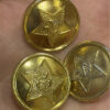 Set Of 10  Military Buttons, USSR , 1950
