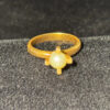 14k Gold Ring Size O Pearl 3.67gr