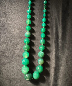 Green onyx beads