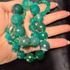 Green onyx beads