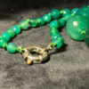 Green onyx beads