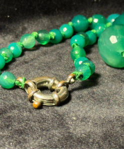 Green onyx beads