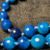 Blue onyx beads
