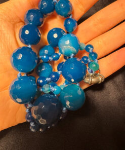 Blue onyx beads
