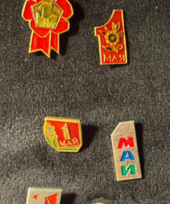 Vintage Soviet pins and badges
