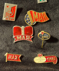 Vintage Soviet pins and badges