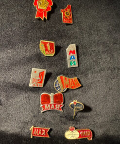Vintage Soviet pins and badges