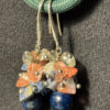 Lapis Sterling silver earring