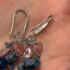 Lapis Sterling silver earring