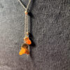 Sterling silver chain with gold plated heart and taddy bear , 3.72 gr