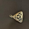 Sterling Silver  Natural Real Ruby Emerald  Pendant