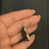 Sterling Silver  Natural Real Ruby Emerald  Pendant