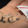 Sterling Silver children's earrings with enamel penguins