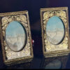 2 Damascene Picture Frames 24k Gold New