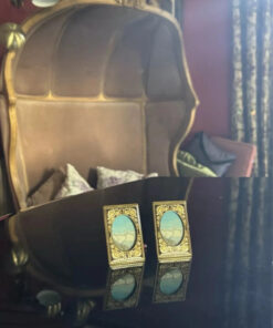 2 Damascene Picture Frames 24k Gold New