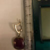 Sterling Silver High Quality Ruby Earrings