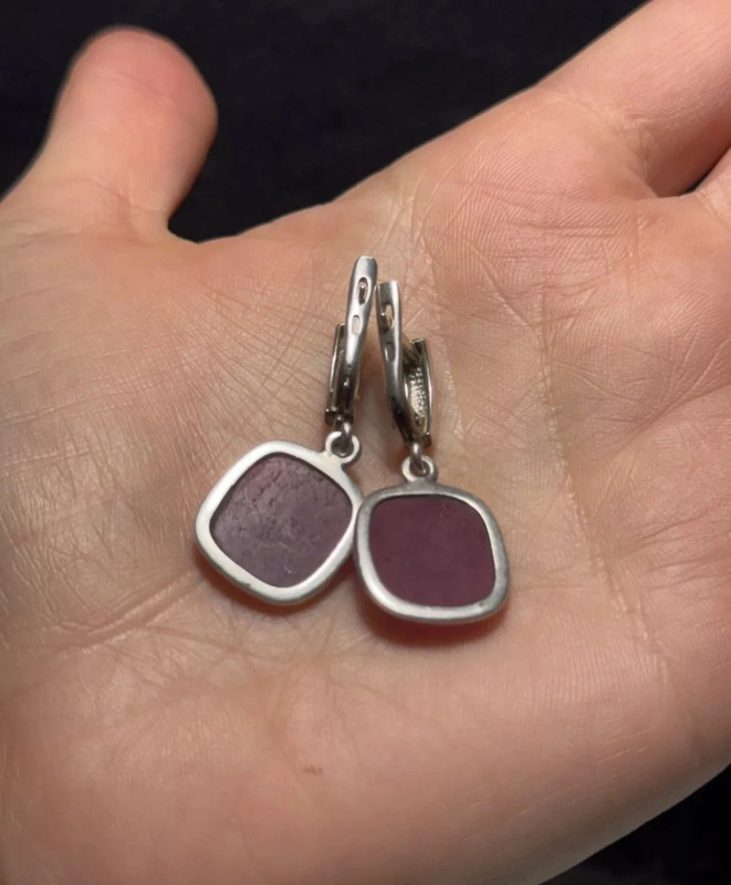 Sterling Silver High Quality Ruby Earrings