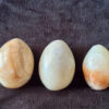 Vintage lot of 3 natural solid stones