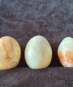 Vintage lot of 3 natural solid stones