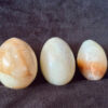 Vintage lot of 3 natural solid stones