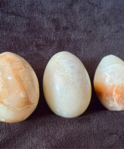 Vintage lot of 3 natural solid stones