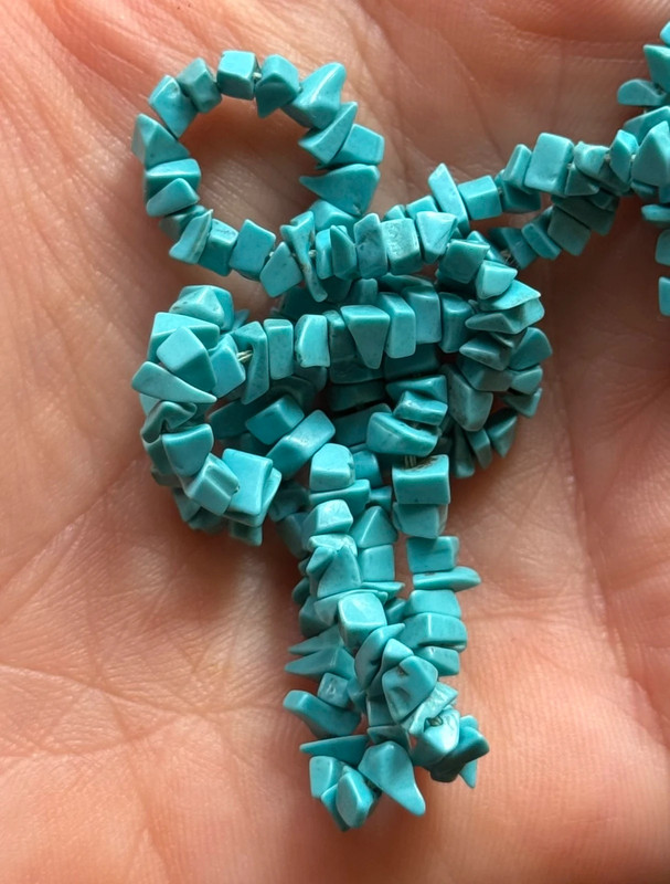 Soviet turquoise beads