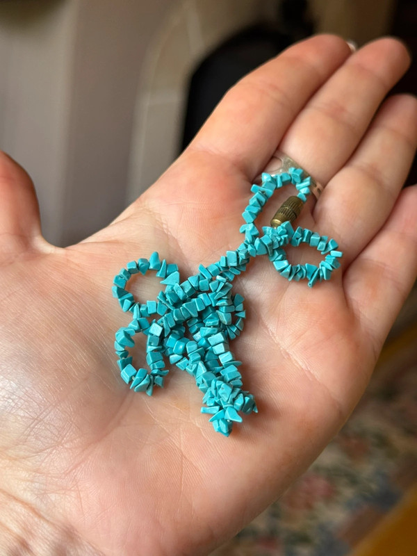 Soviet turquoise beads