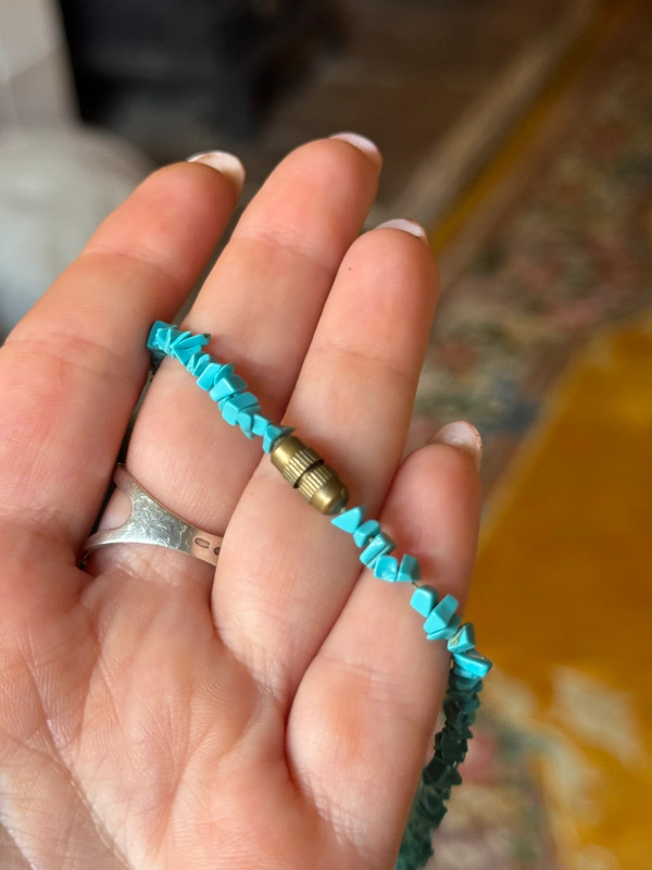 Soviet turquoise beads