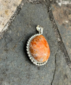 Calcite Jasper Gemstone pendant
