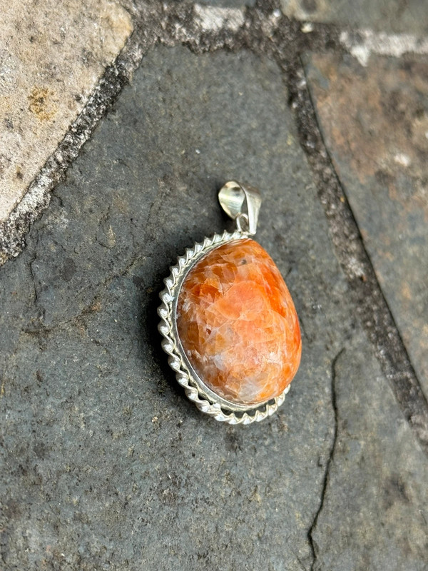Calcite Jasper Gemstone pendant