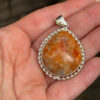 Calcite Jasper Gemstone pendant