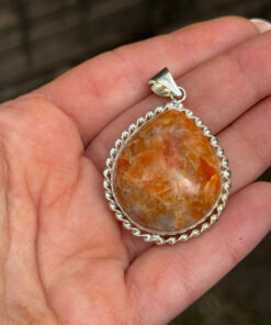 Calcite Jasper Gemstone pendant