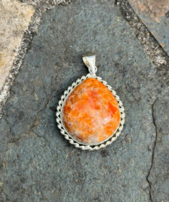 Calcite Jasper Gemstone pendant