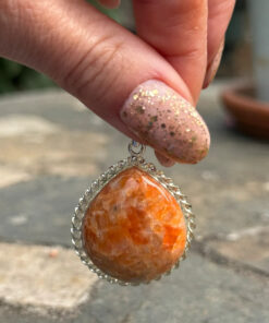 Calcite Jasper Gemstone pendant