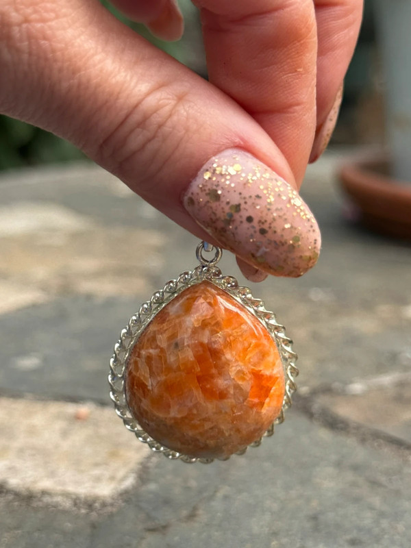 Calcite Jasper Gemstone pendant