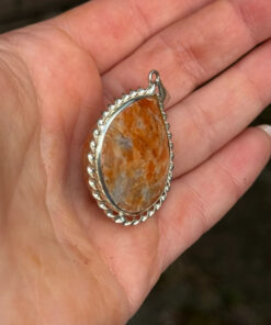 Calcite Jasper Gemstone pendant