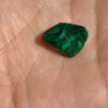 Vintage brooch with natural malachite.#116