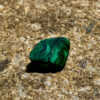 Vintage brooch with natural malachite.#116