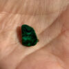 Vintage brooch with natural malachite.#116