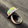 Chrysocolla 925 Silver Plated ring size T1/2