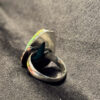 Chrysocolla 925 Silver Plated ring size T1/2