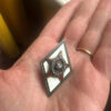 Silver Soviet Military Academy Badge