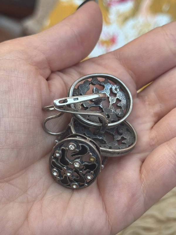 Jewelry Set by Jenavi: Earrings + Ring, Size O