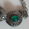 Rare Green Amethyst Sterling Silver Unique Bracelet